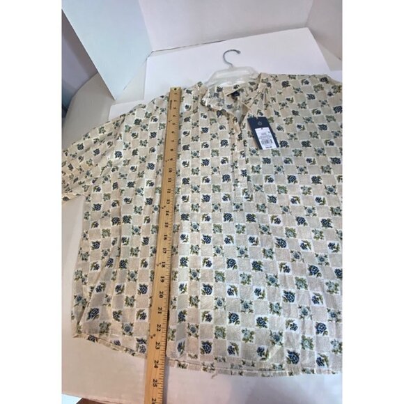 New Universal Thread Boho Prairie Flowy Pull Over Floral Blouse Women's Medium - Picture 9 of 12